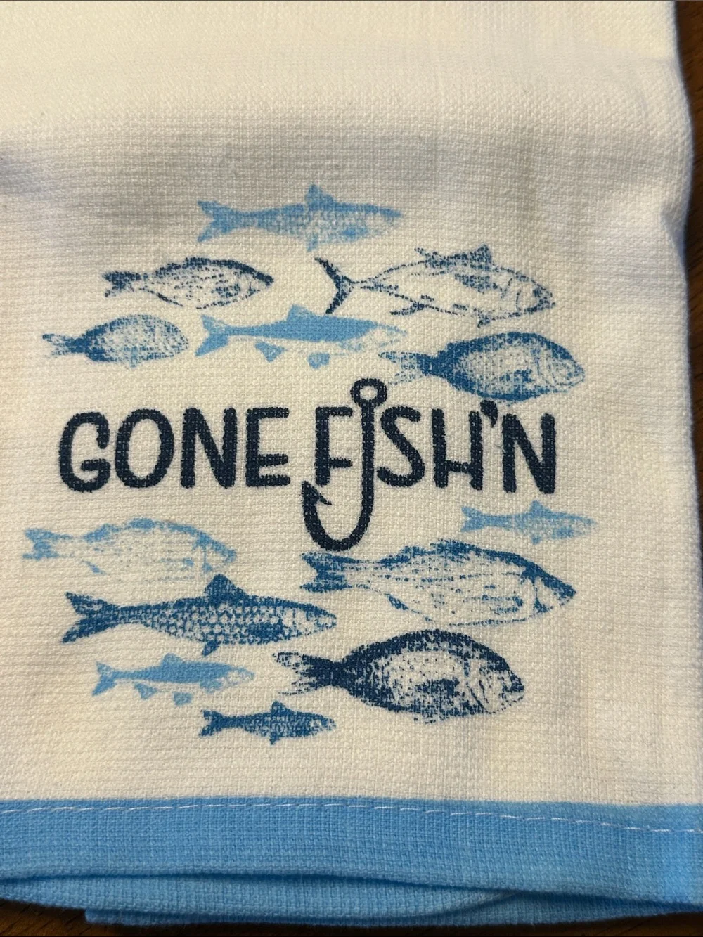 🆕 Gone Fish’n Kitchen Hand Towels - Set of 2